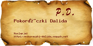 Pokoráczki Dalida névjegykártya